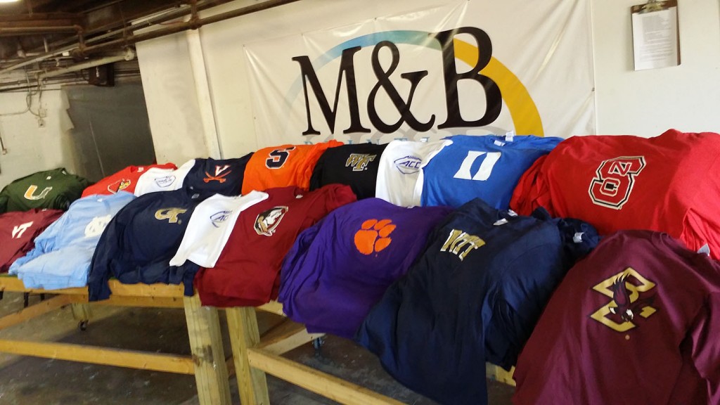 College Team T-Shirt Assortment by One Screen Printing