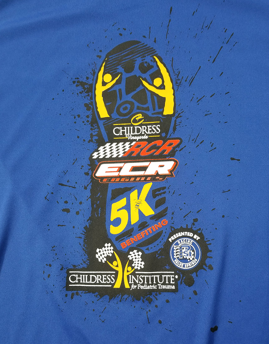 Childress Institute 5K T-Shirt by One Screen Printing | 864 x 1102