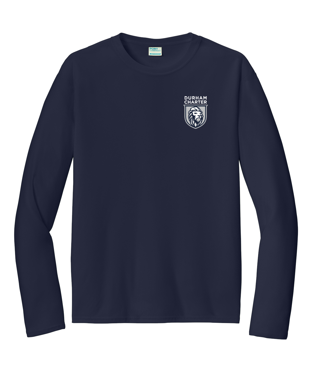 Lion Logo Polyester Long Sleeve Navy