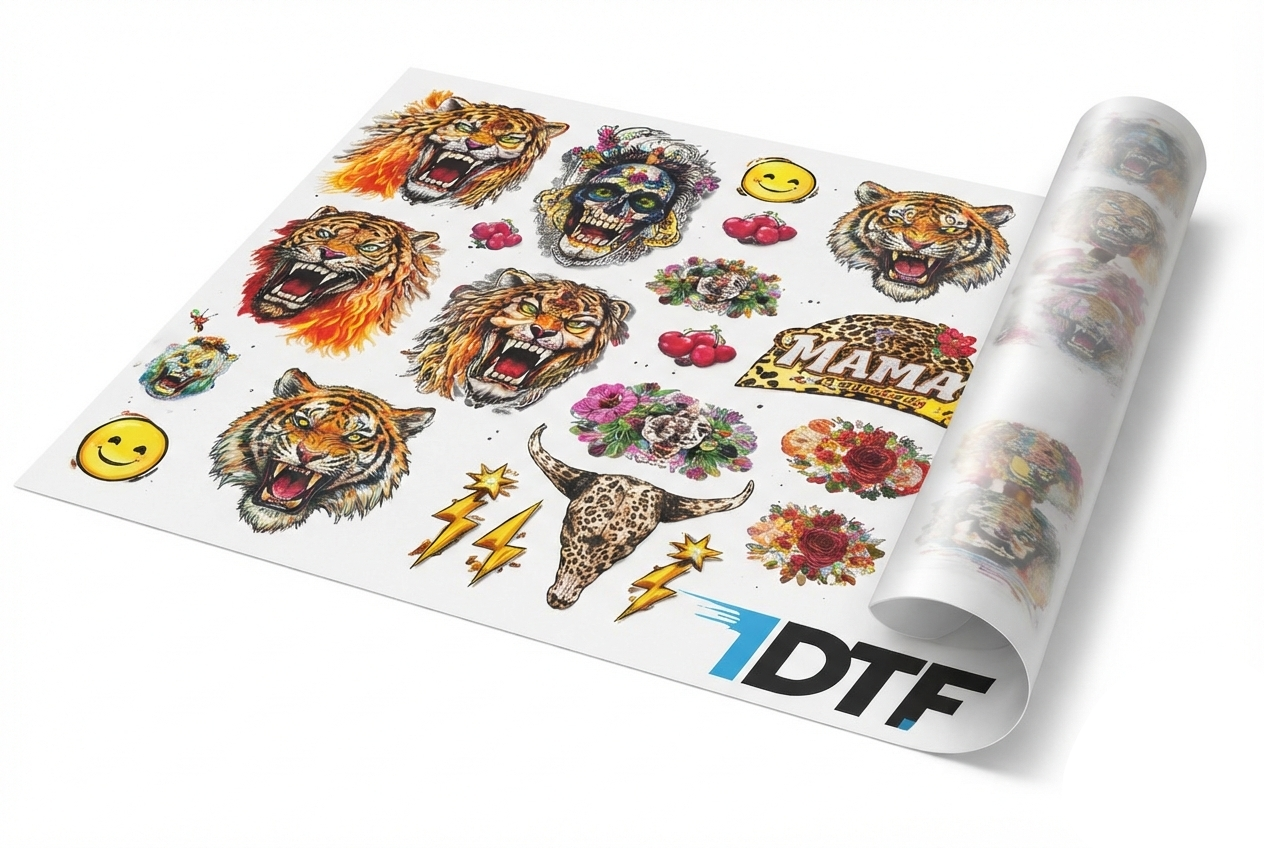 DTF Gang Sheet by Size