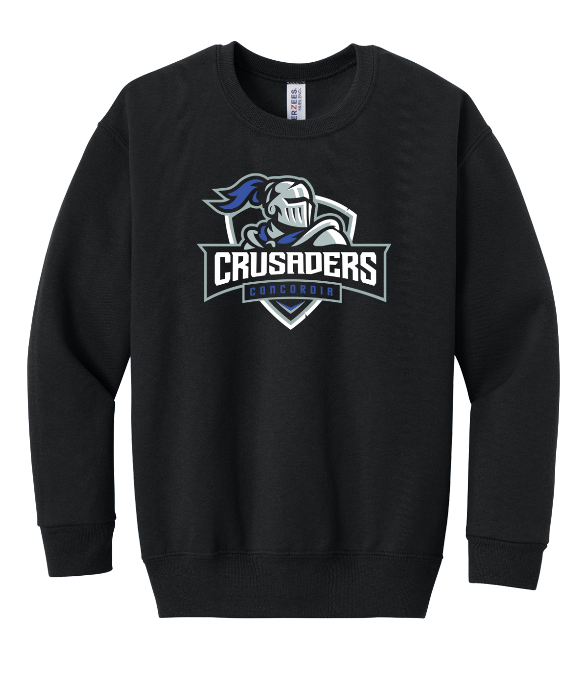 Concordia Black Crewneck Sweater